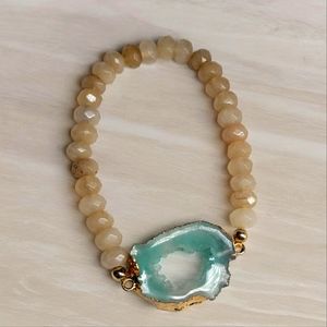 Agate Stretch Bracelet